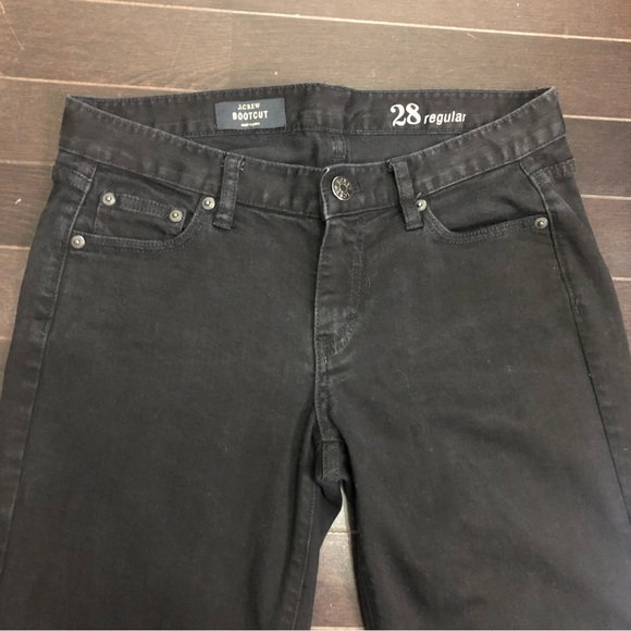 J. Crew Black Boot Cut Jeans - Picture 4 of 8